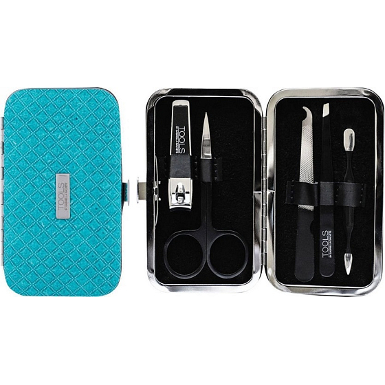 Gabriella Salvete Tools Manicure Kit Blue manikúra 5 dílná sada tyrkysová