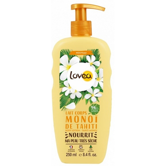 Lovea Bio Monoi vyživující tělové mléko pro suchou pokožku 250 ml