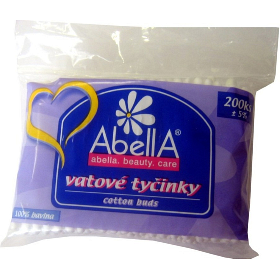 Abella Vatové tyčinky sáček 200 kusů