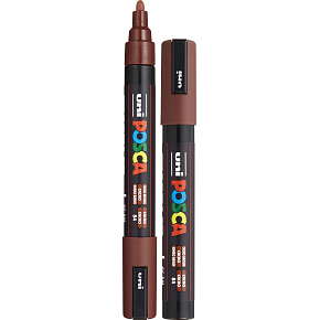 Posca Uniwersalny akrylowy marker 1,8 - 2,5 mm Kakaowy PC-5M
