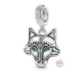 Zawieszka ze srebra 925 Wilk, charms do bransoletki