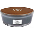 WoodWick Evening Onyx - Večerní Onyx vonná svíčka s dřevěným širokým knotem a víčkem sklo loď 453 g
