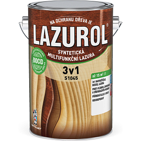 Lazurol 3w1 S1045 cienkowarstwowy impregnat do drewna T000 naturalny 4 l