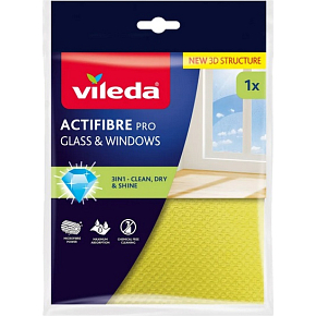 Vileda Mikro Actifibre ściereczka do okien 32 x 34,5 cm, 1 sztuka
