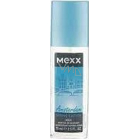 Mexx Amsterdam Man parfémovaný deodorant sklo pro muže 75 ml