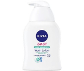 Nivea Baby Pure & Sensitive mycí gel na tvář, tělo a vlasy 250 ml
