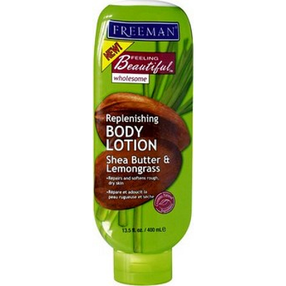 Freeman Feeling Beautiful Bambucké máslo a Citronová tráva Regenerační tělové mléko 400 ml