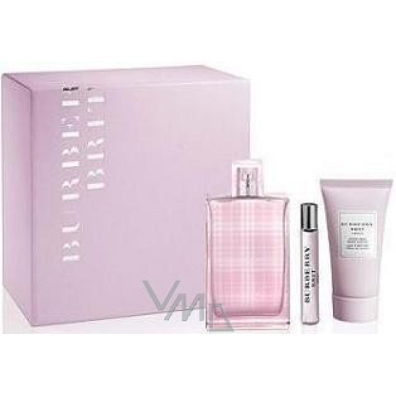 Burberry Brit Sheer toaletní voda 50 ml + tělové mléko 50 ml + toaletní voda 7,5 ml, pro ženy dárková sada