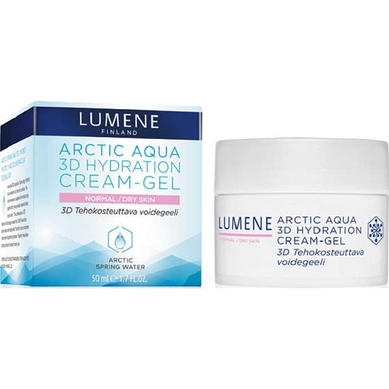 Lumene Arctic Aqua 3D Hydration Cream-Gel Hydratační krémový gel pro normální/suchou pleť 50 ml