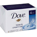 Dove Beauty Cream Bar krémové toaletní mýdlo 4 x 100 g