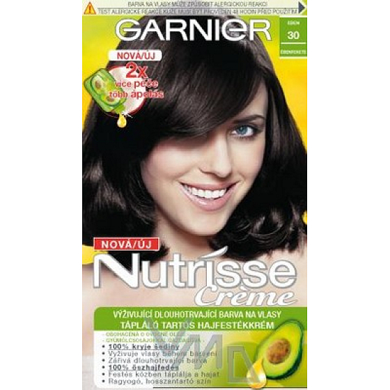 Garnier Nutrísse Créme barva na vlasy 30 Eben