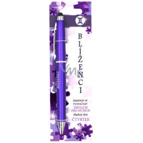 Nekupto Stylus Propiska s měsíčním znamením Blíženci