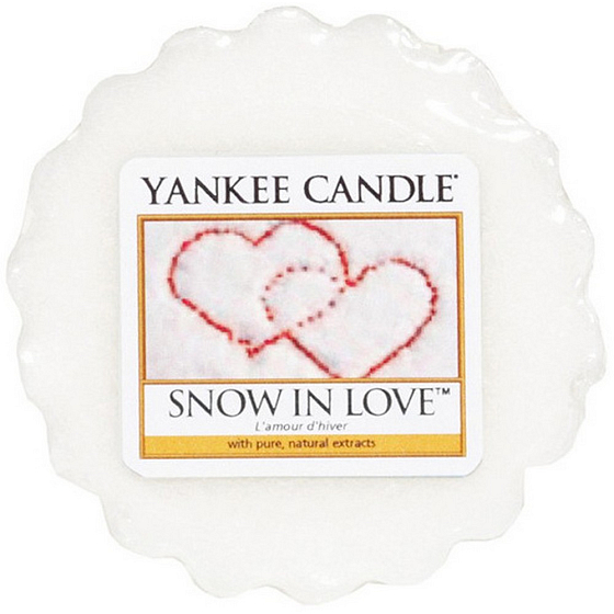Yankee Candle Snow in Love - Zamilovaný sníh vonný vosk do aromalampy 22 g