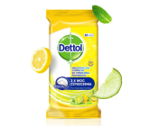 Dettol Citron & Limetka antibakteriální ubrousky na povrchy 32 kusů