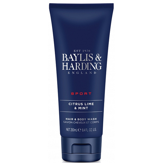 Baylis & Harding Men Limetka a Máta 2v1 mycí gel na vlasy a tělo pro muže 250 ml