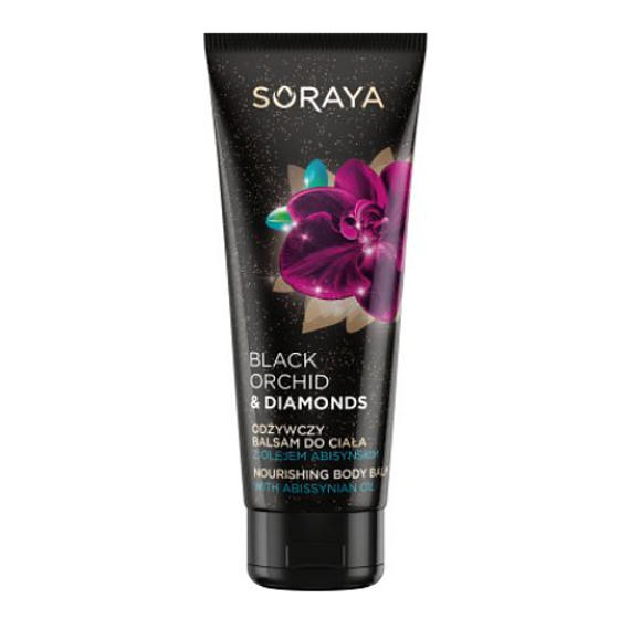 Soraya Black Orchid Černá orchidej + Diamantový prášek výživný tělový balzám 200 ml