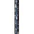 Zoewie Dárkový balicí papír 70 x 150 cm Vánoční Nordic Light modrý s bílými domečky a stromky
