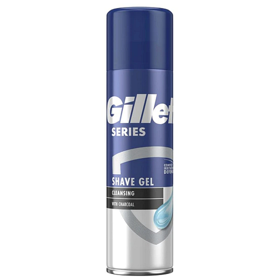 Gillette Series Cleansing gel do golenia z węglem drzewnym dla mężczyzn 200 ml