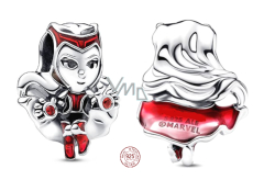 Charm Srebrna 925 Marvel The Avengers, Scarlet Witch, koralik na bransoletkę