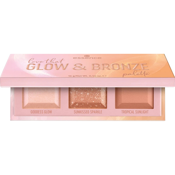 Essence Love that Glow & Bronze konturowa paletka 16 g