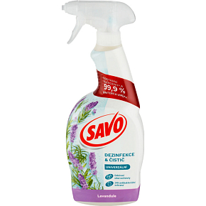 SAVO uniwersalny spray dezynfekujący Lawenda, 700 ml