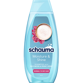 Schauma Moisture & Shine szampon do włosów dla normalnych do suchych włosów, 400 ml