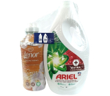 Ariel Extra Clean Power uniwersalny żel do prania 34 dawek + Lenor Vanilla Orchid & Golden Amber płyn do płukania 28 dawek, duopack