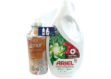 Ariel Extra Clean Power uniwersalny żel do prania 34 dawek + Lenor Vanilla Orchid & Golden Amber płyn do płukania 28 dawek, duopack