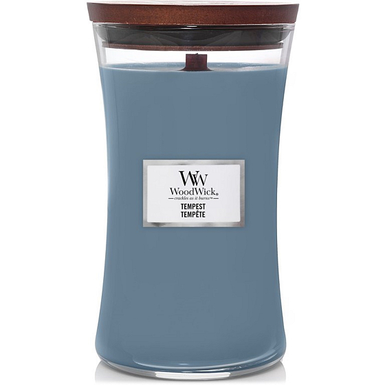 WoodWick Tempest - Burza zapachowa ze świecą z drewnianym knotem i szkłem wielkim 609 g