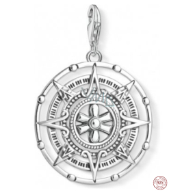 Zawieszka ze srebra 925 Mayski kalendarz, humerek do bransoletki symbol