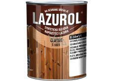 Lazurol Classic S1023 tenkovarstová lazura na dřevo z zawartością olejów, 0025 sipo, 750 ml