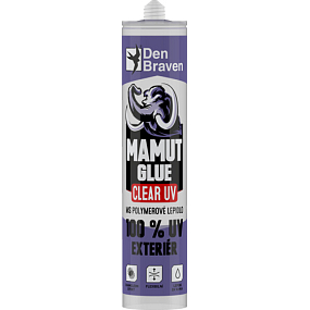 Den Braven Mamut Glue Clear 100 % UV Exteriér przezroczyste lepidło, 290 ml