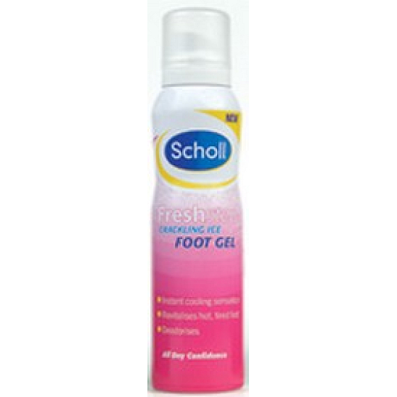 Scholl Fresh Step praskající chladící gel na nohy 150 ml