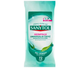 Sanytol Dezinfekční čisticí utěrky jednorázové eukalyptus 72 kusů