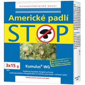 Agro Americké padlí Stop Kumulus WG přípravek na ochranu rostlin 3 x 15 g
