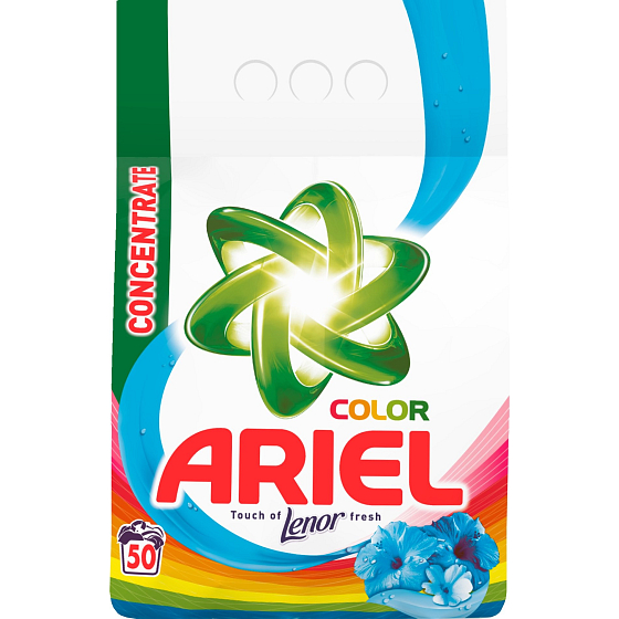 Ariel Touch of Lenor FreshColor prací prášek na barevné prádlo 50 dávek 3,75 kg