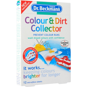 Dr. Beckmann Colour & Dirt Collector lapač barev a špíny 10 kusů Dr. Beckmann Colour & Dirt Collector lapač barev a špíny 10 kusů