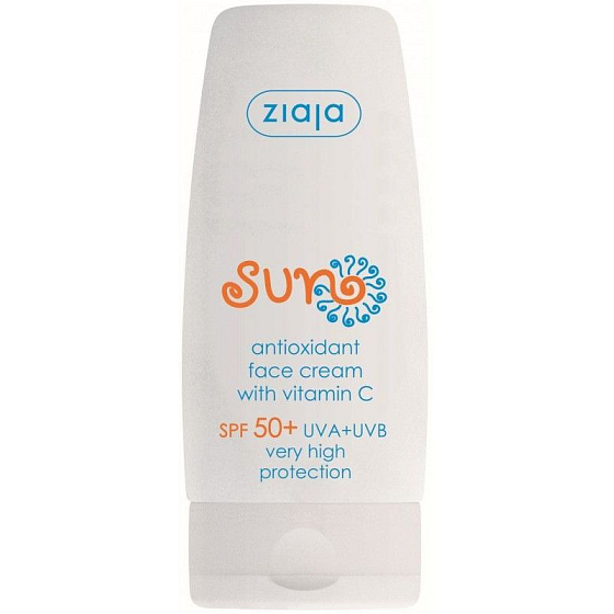 Ziaja Sun SPF 50 Krem antyoksydacyjny z witaminą 50 ml