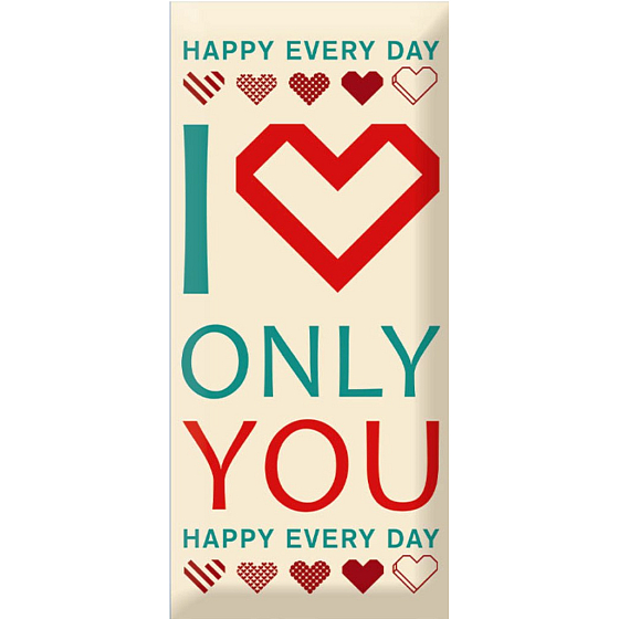 Bohemia Gifts Love Condoms dárkový kondom I Love Only You 1 kus