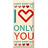 Bohemia Gifts Love Condoms dárkový kondom I Love Only You 1 kus