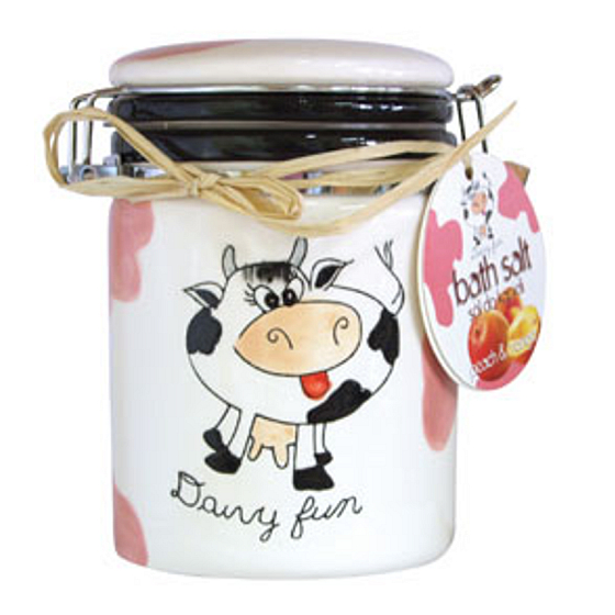Dairy Fun Peach & Mango sůl do koupele 650 g