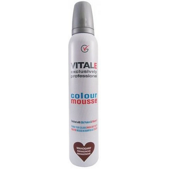 Vitale Exclusively Professional barvící pěnové tužidlo Mahogany - Mahagon 200 ml