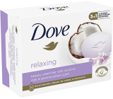 Dove Relaksujące kremowe mydło toaletowe z mlekiem kokosowym i kwiatami jaśminu 90 g