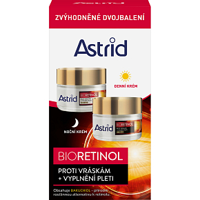Astrid Bioretinol zaawansowany krem na dzień i noc przeciw zmarszczkom, 50+50 ml