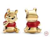 Charm Srebrny 925 Disney Kubuś Puchatek, koralik na bransoletkę
