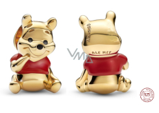 Charm Srebrny 925 Disney Kubuś Puchatek, koralik na bransoletkę