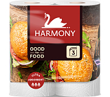 Harmony Good For Food Burger 3-warstwowe ręczniki papierowe 16,5 m, 2 rolki