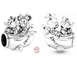 Charm Srebrny 925 Disney Przygoda z Mickey Mousem i Minnie. Koralek na bransoletkę podróżniczą