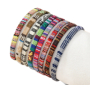 Bransoletka w stylu boho na kostkę, różne kolory 8 sztuk Ręcznie robione, przyjaźń, surfing