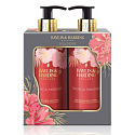 Baylis & Harding Boudoire Tropical Paradise - Tropikalny raj płynne mydło do rąk 300 ml + nawilżające mleko do ciała i rąk 300 ml, zestaw kosmetyków dla kobiet